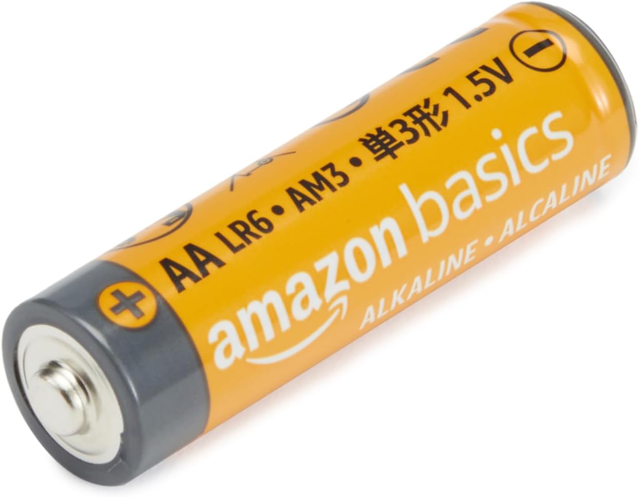 Amazon Basics 20-Pack AA Alkaline High-Performance Batteries