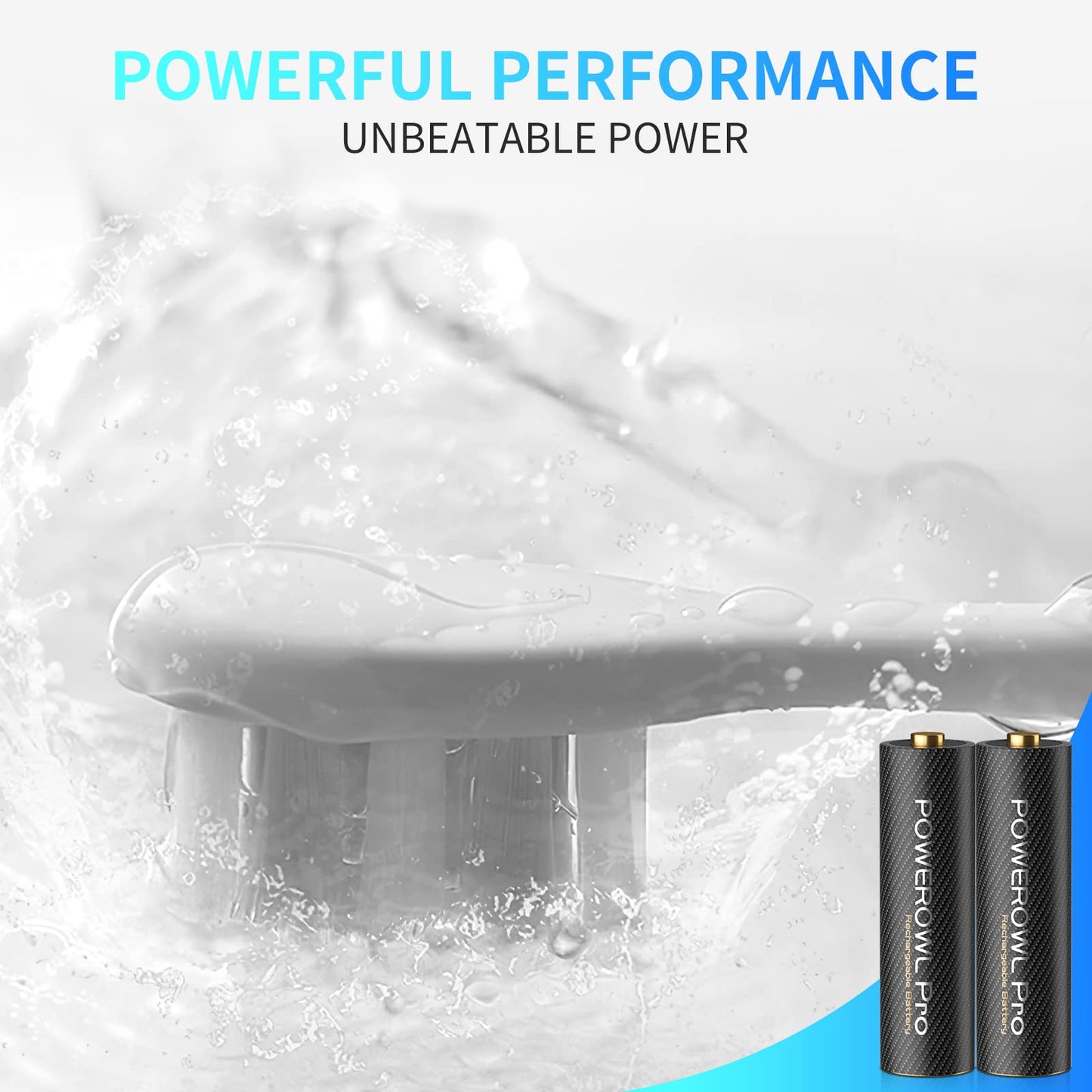 POWEROWL Goldtop Rechargeable AA Batteries PRO