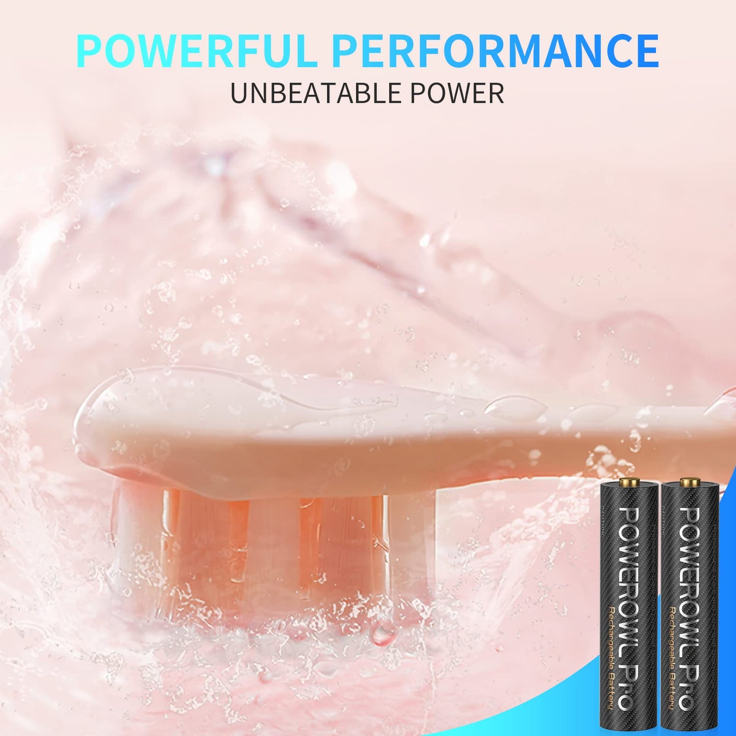 POWEROWL Goldtop Rechargeable AA Batteries PRO