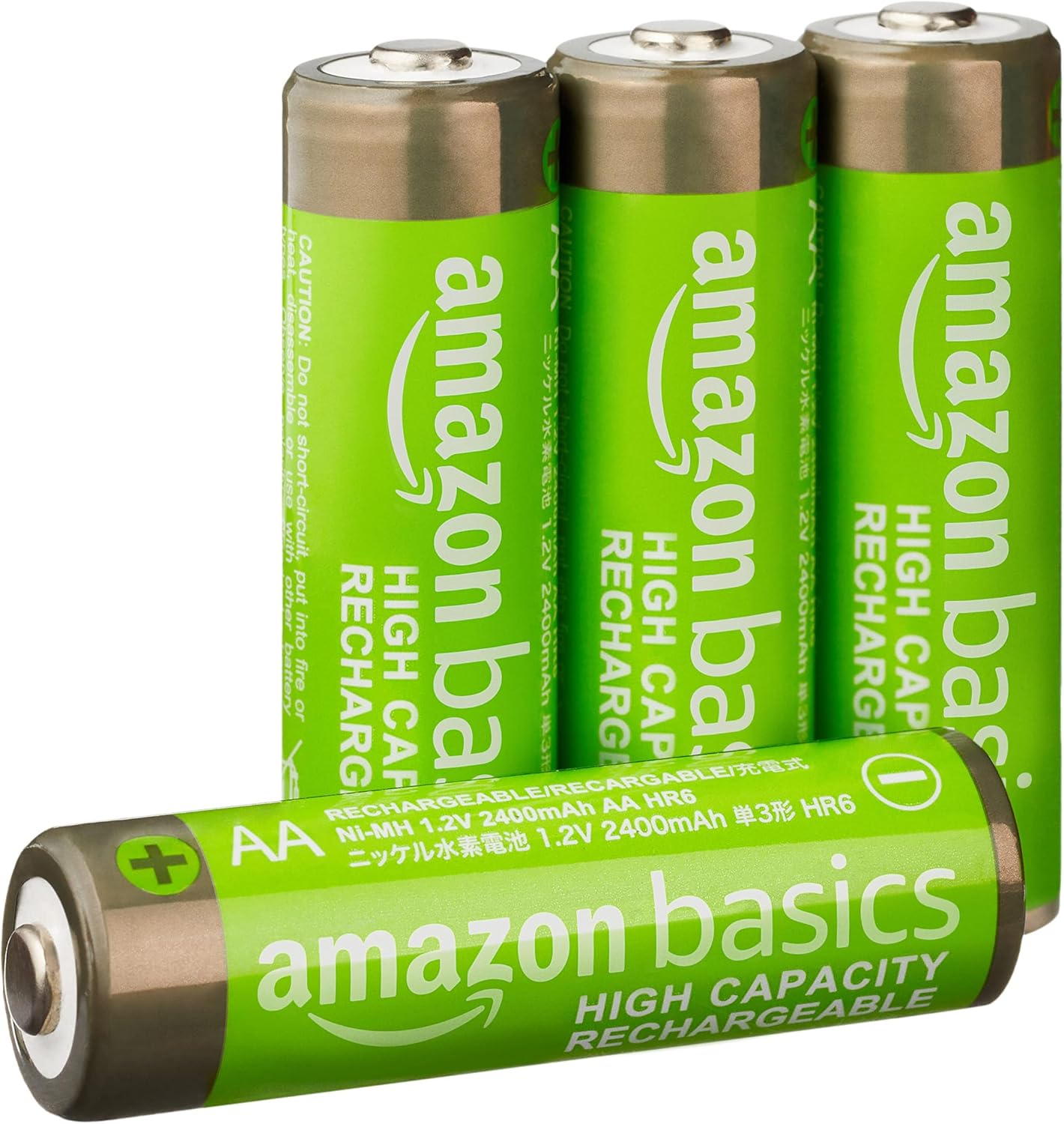 Amazon Basics 24-Pack AA NiMH Batteries