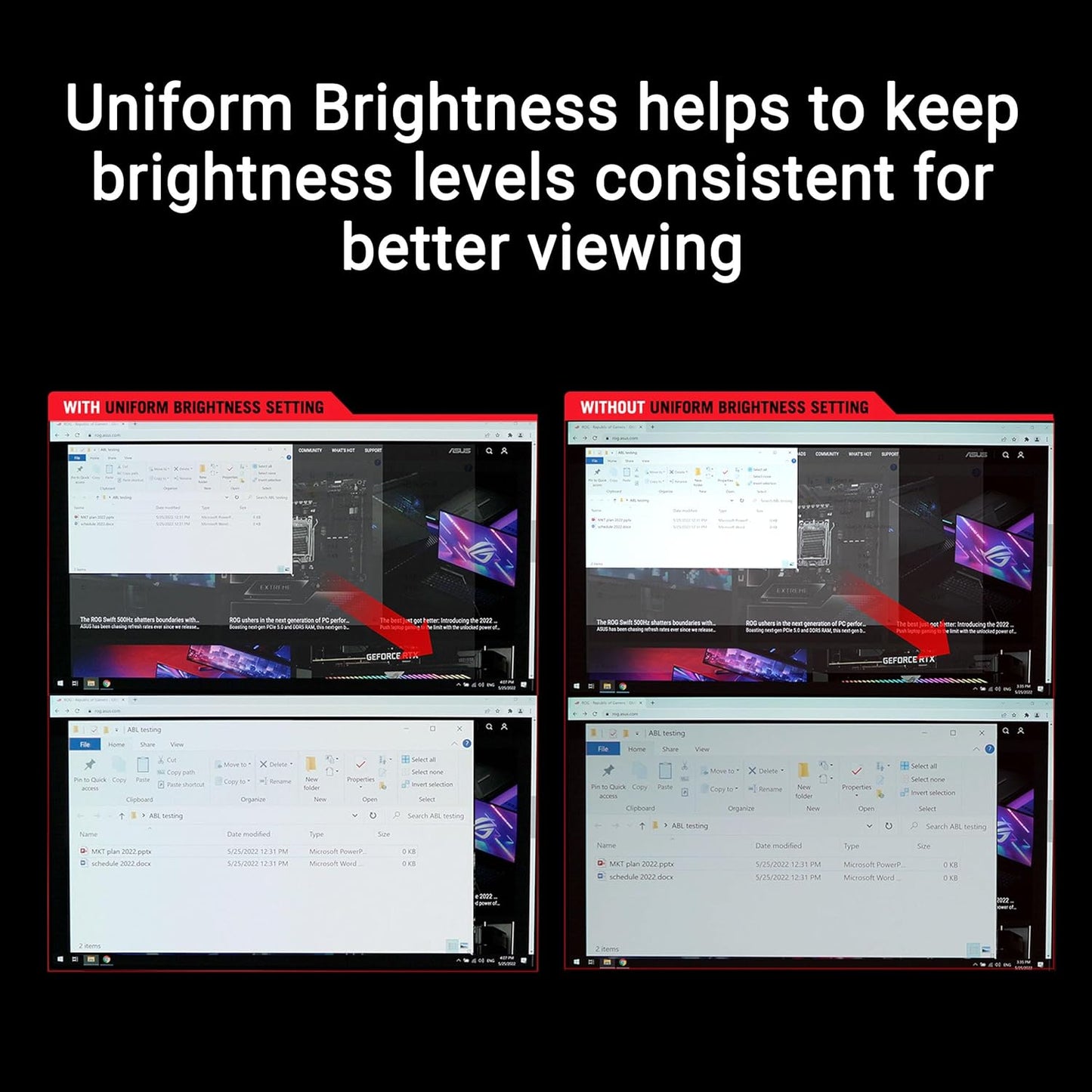 ASUS ROG 27" 4K QD-OLED Gaming Monitor, 240Hz