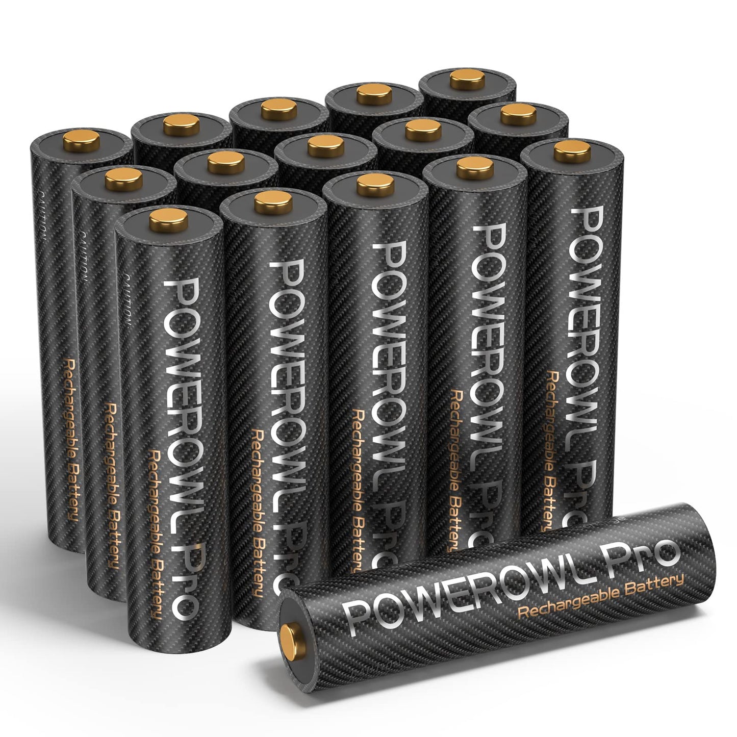 POWEROWL Goldtop Rechargeable AA Batteries PRO