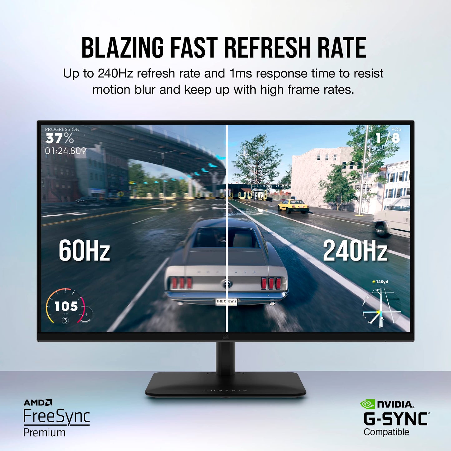 Corsair XENEON 27QHD240 27-Inch OLED Gaming Monitor -