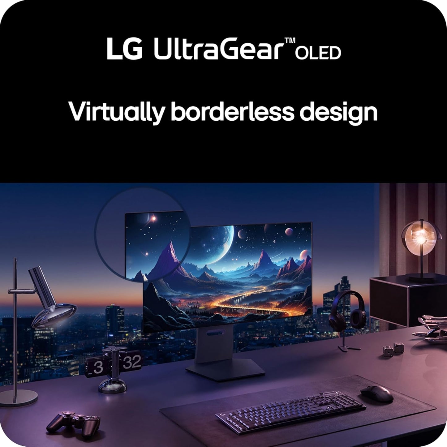 LG 32GS95UE 32-inch Ultragear OLED Gaming Monitor UHD