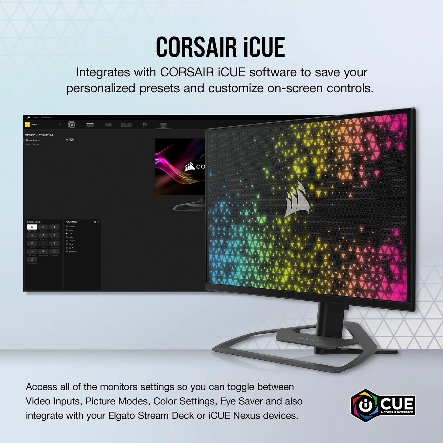 Corsair XENEON 27QHD240 27-Inch OLED Gaming Monitor -