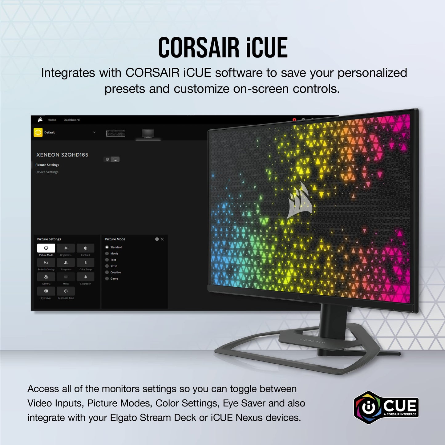 Corsair XENEON 27QHD240 27-Inch OLED Gaming Monitor -