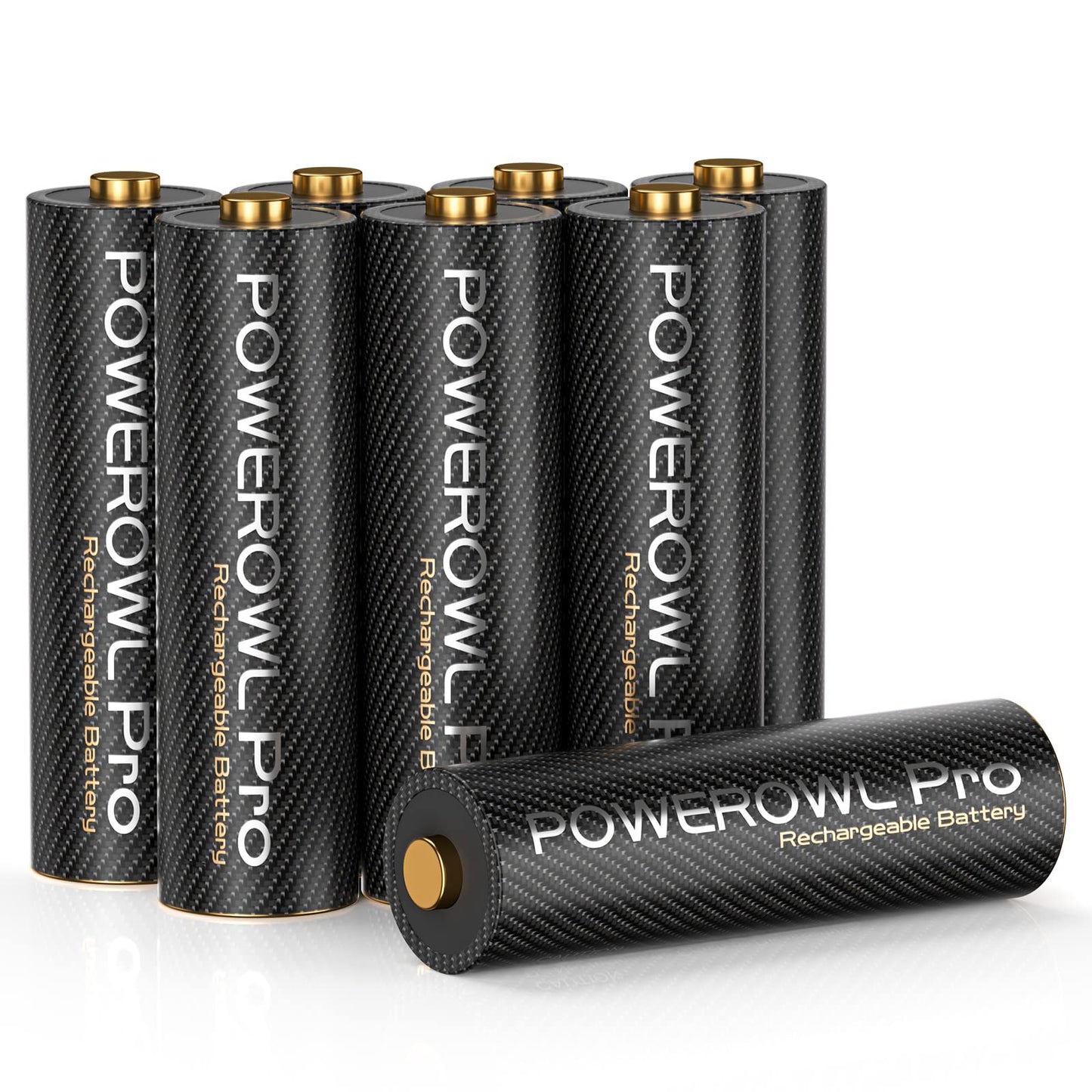 POWEROWL Goldtop Rechargeable AA Batteries PRO