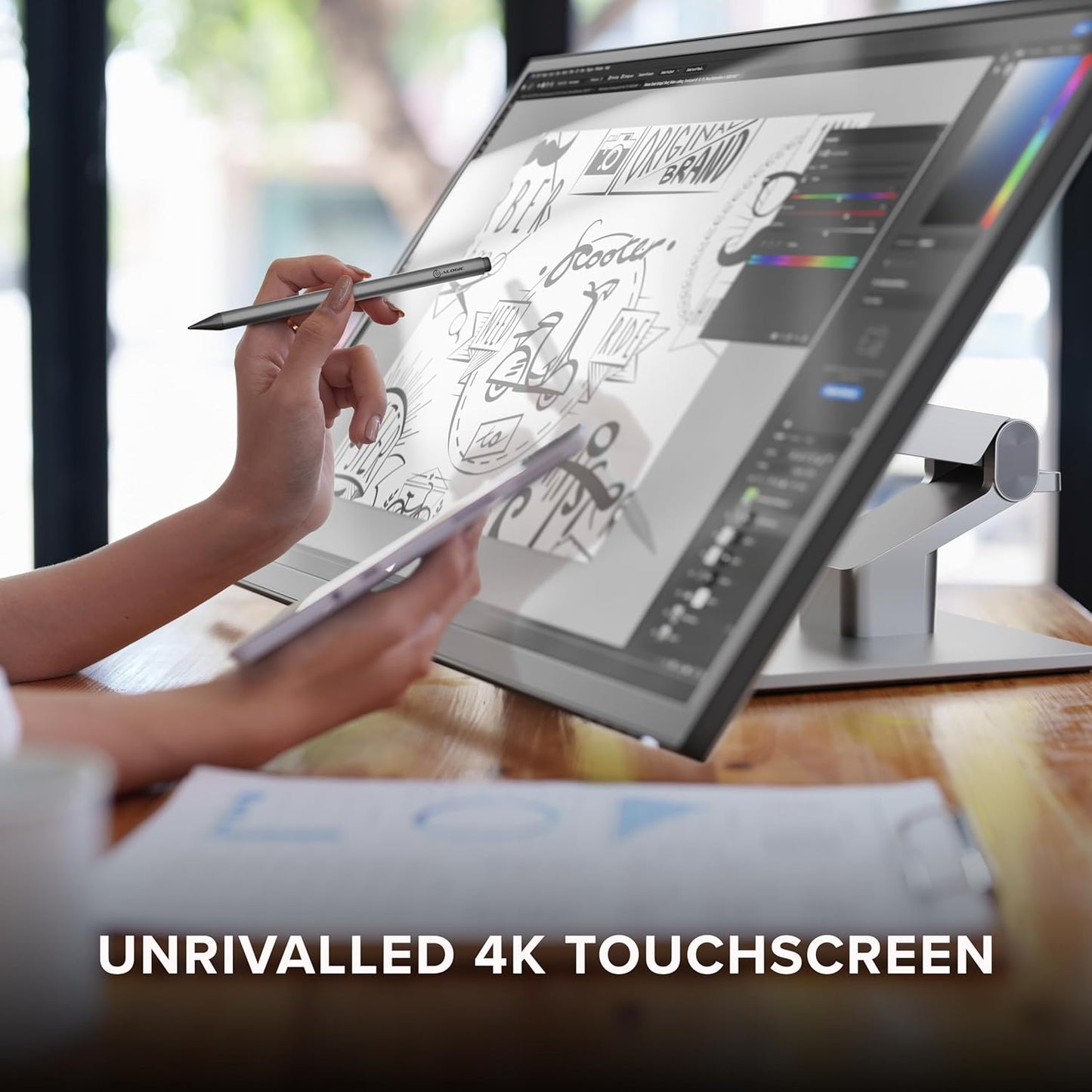 ALOGIC 27" 4K Touchscreen Monitor with 8MP Webcam