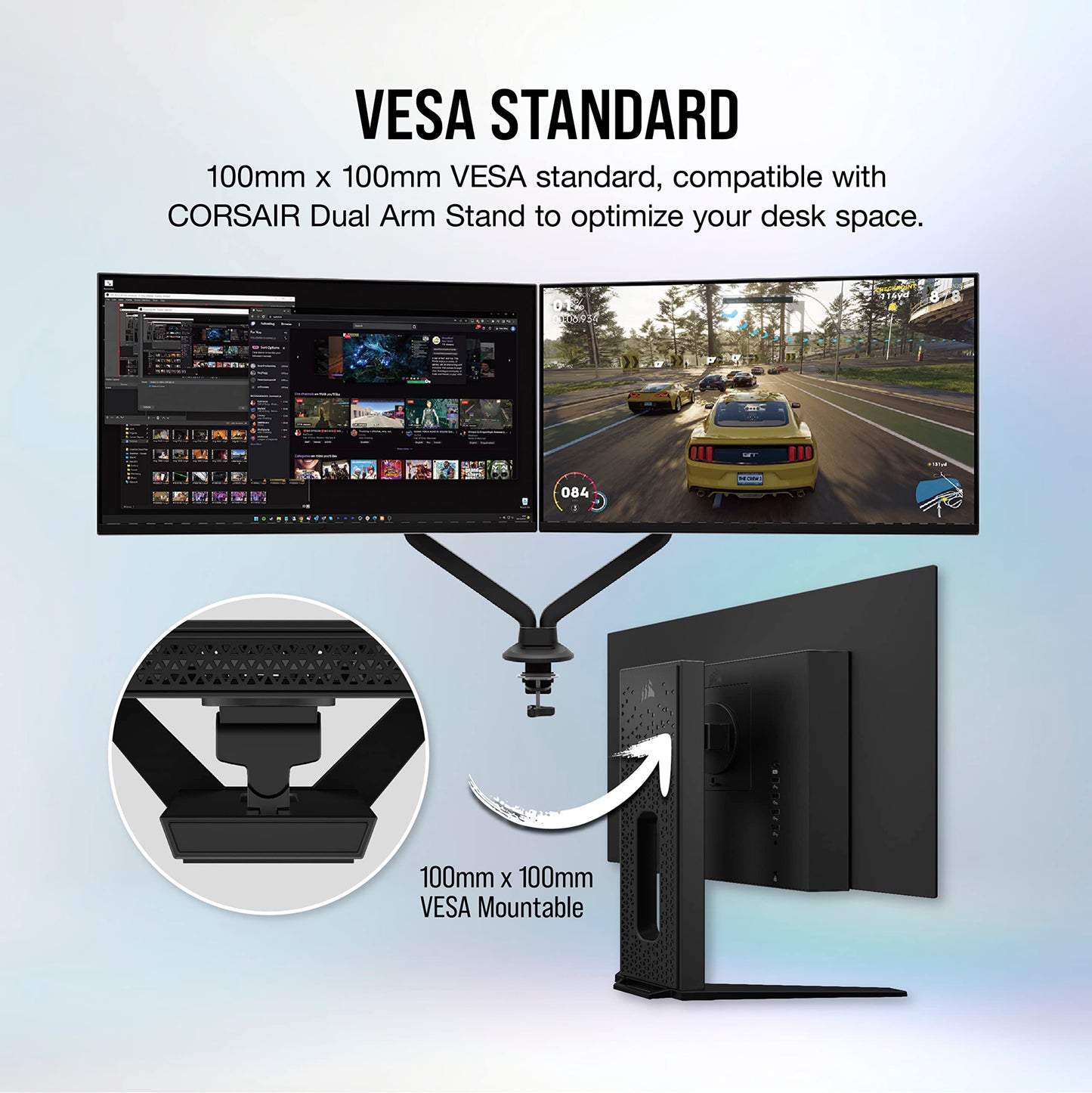 Corsair XENEON 27QHD240 27-Inch OLED Gaming Monitor -