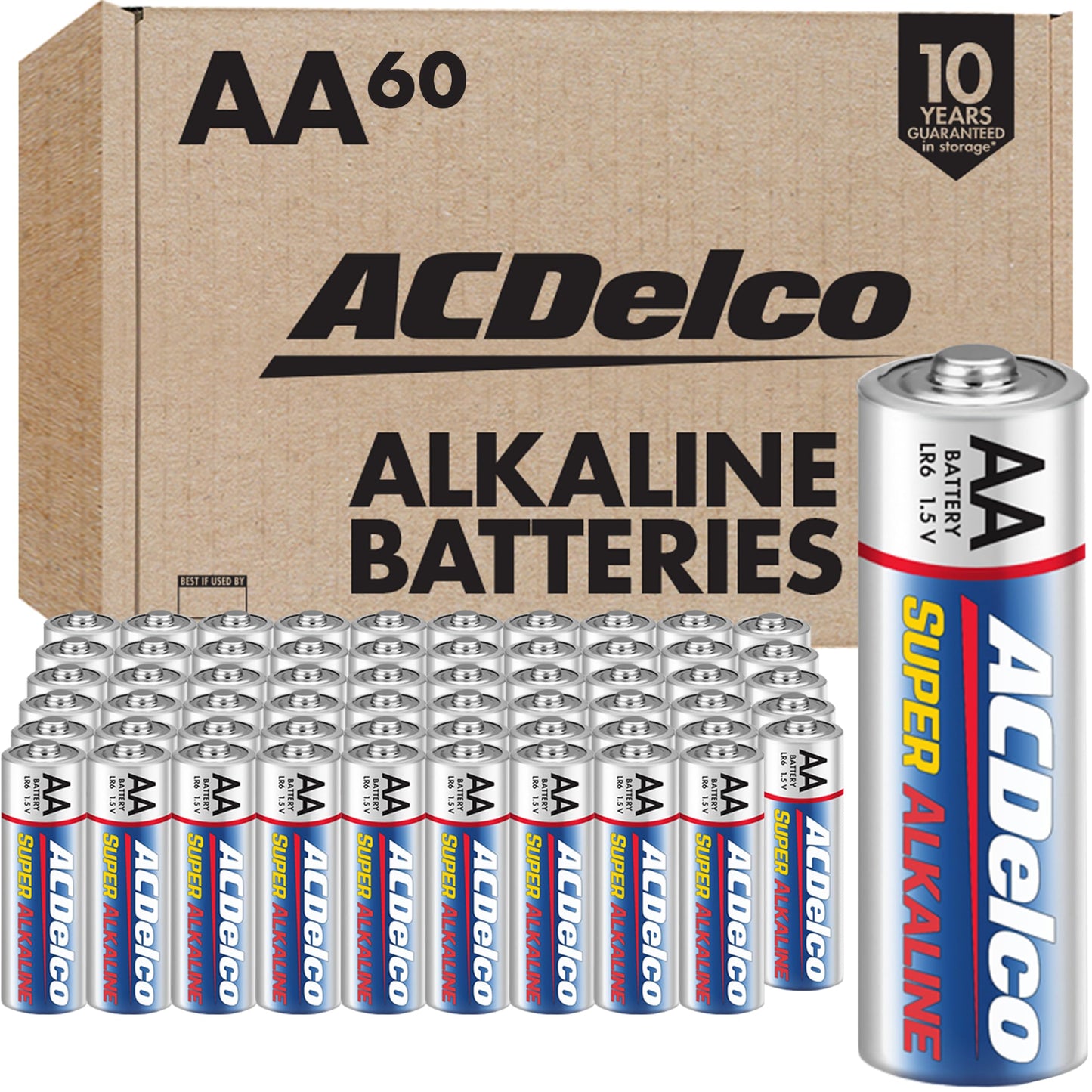ACDelco 40-Pack AA Super Alkaline Batteries