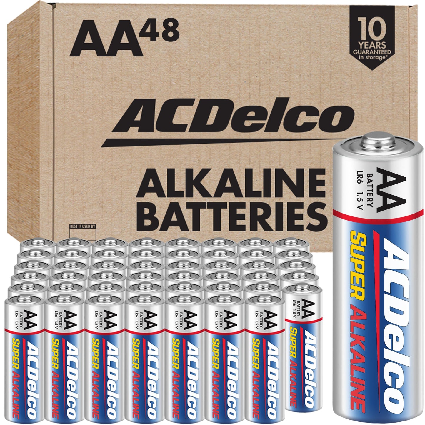 ACDelco 40-Pack AA Super Alkaline Batteries