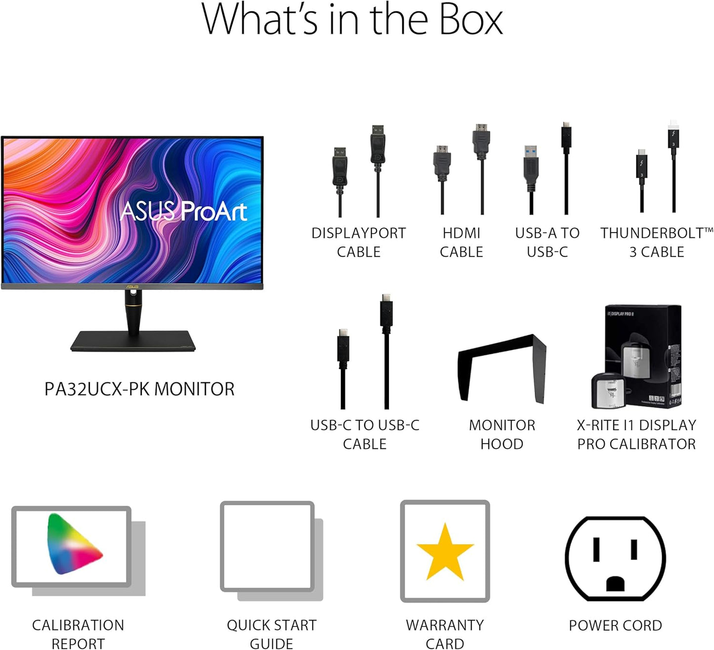ASUS ProArt Display PA32UCX-PK 32” 4K HDR PC Monitor