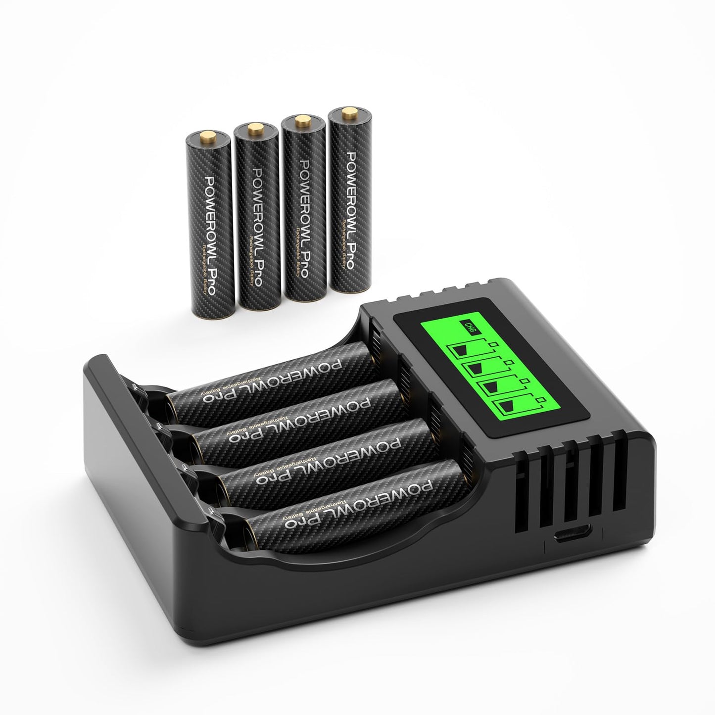 POWEROWL Goldtop Rechargeable AA Batteries PRO