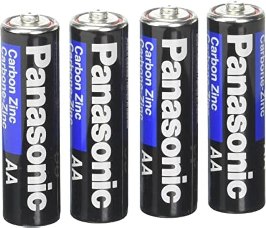 4pc Panasonic AA Batteries Super Heavy Duty Power Carbon