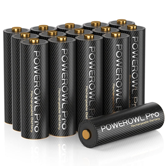POWEROWL Goldtop Rechargeable AA Batteries PRO