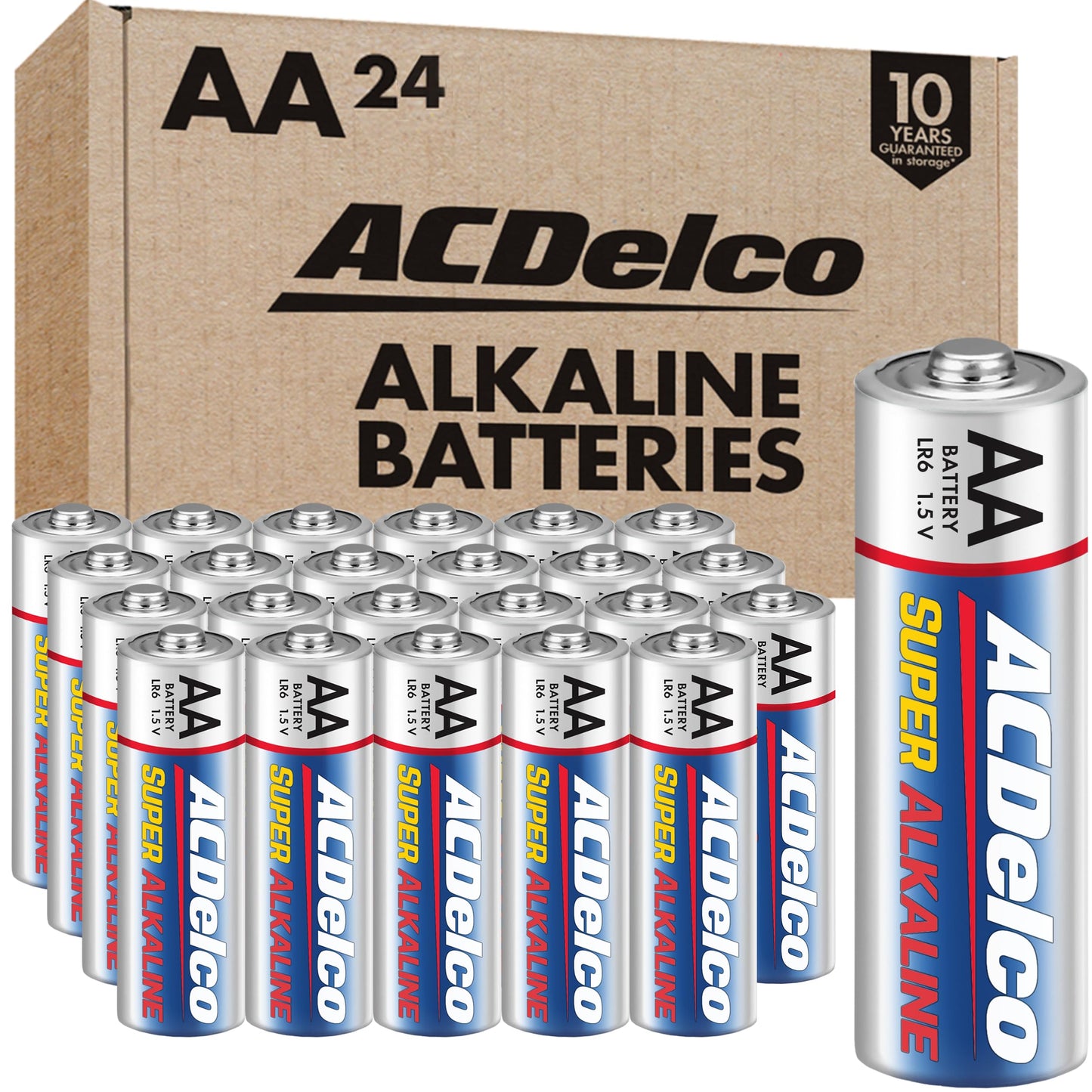 ACDelco 40-Pack AA Super Alkaline Batteries